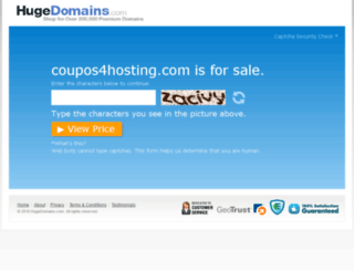 coupos4hosting.com screenshot
