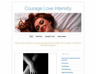 courageloveintensity.wordpress.com screenshot