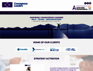 courageousleaders.com.au screenshot