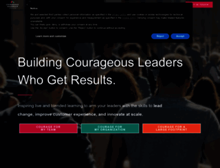 courageousleadershipinstitute.com screenshot