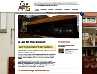 courdesarts.fr screenshot