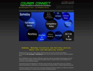 courierconnect.co.uk screenshot