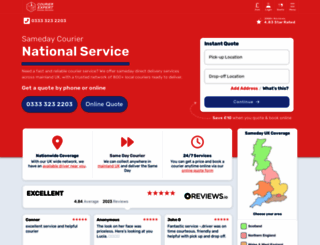 courierexpert.co.uk screenshot