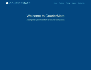 couriermate.co.za screenshot