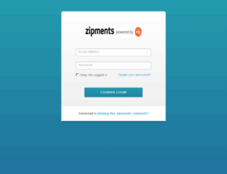 couriers.zipments.com screenshot