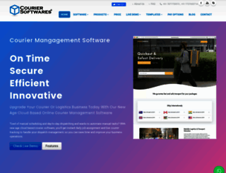 couriersoftwares.com screenshot
