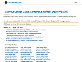 courierstracking.com screenshot