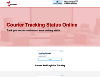 couriertracking.org.in screenshot