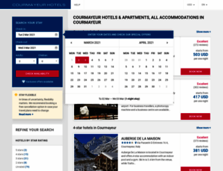 courmayeur-hotels.com screenshot