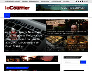 courrierdefloride.com screenshot