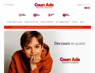 cours-ado.com screenshot