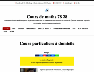 cours-de-maths-78.fr screenshot