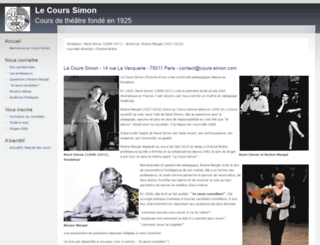 cours-simon.com screenshot
