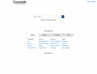 coursade.com screenshot