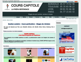 courscapitole.com screenshot