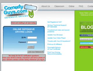 course.comedyguys.com screenshot