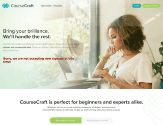 coursecraft.net screenshot