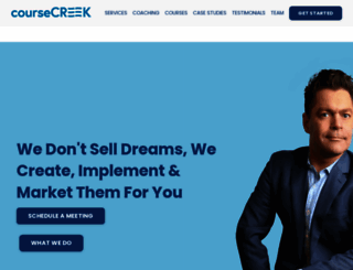 coursecreek.com screenshot
