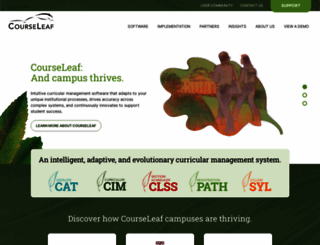 courseleaf.com screenshot
