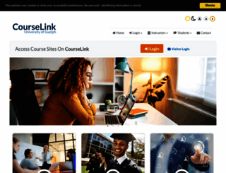 courselink.uoguelph.ca screenshot
