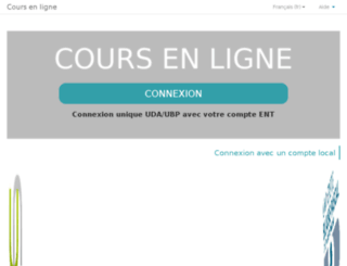 coursenligne.clermont-universite.fr screenshot