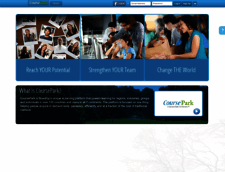 coursepark.com screenshot