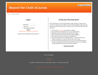 courses.beyondthechalk.net screenshot