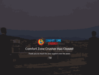 courses.comfortzonecrusher.com screenshot