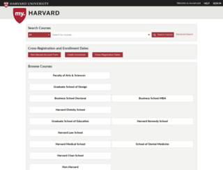 courses.harvard.edu screenshot