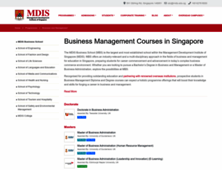 courses.mdis.edu.sg screenshot
