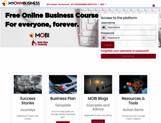 courses.myownbusiness.org screenshot