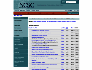 courses.ncsc.org screenshot