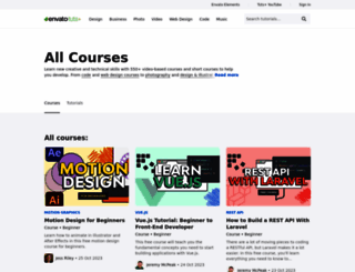 courses.tutsplus.com screenshot