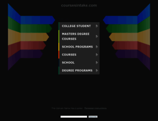 coursesintake.com screenshot