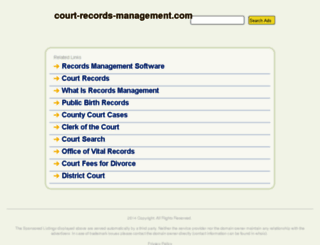 court-records-management.com screenshot