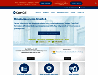 courtcall.com screenshot