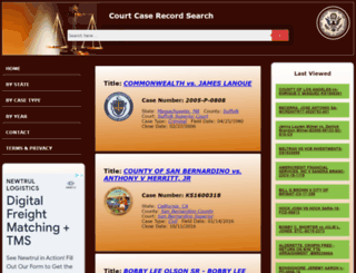 courtfiles.org screenshot