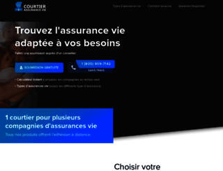 courtier-assurancevie.com screenshot