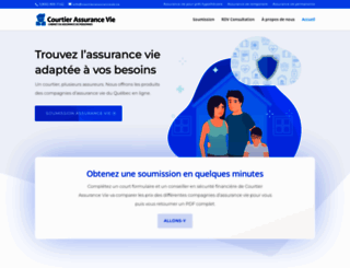 courtierassurancevie.com screenshot