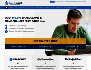 courtlinked.com screenshot