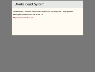 courtrecords.alaska.gov screenshot