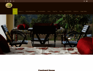 courtyardhousekanha.com screenshot