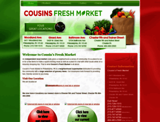 cousinsfreshmarket.com screenshot