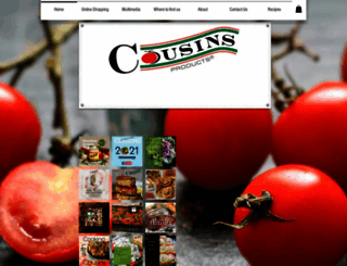 cousinsproducts.com screenshot