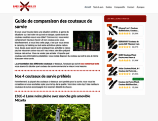 couteaudesurvie.fr screenshot