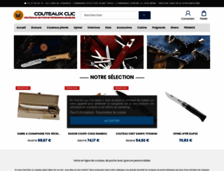 couteaux-clic.com screenshot