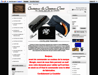 couteauxetciseauxdart.com screenshot