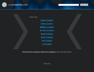 coutureability.com screenshot