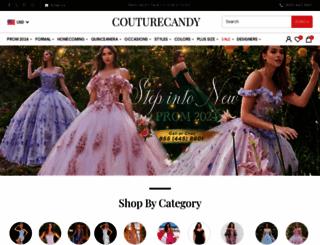 couturecandy.com screenshot