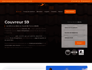 couvreur59.com screenshot
